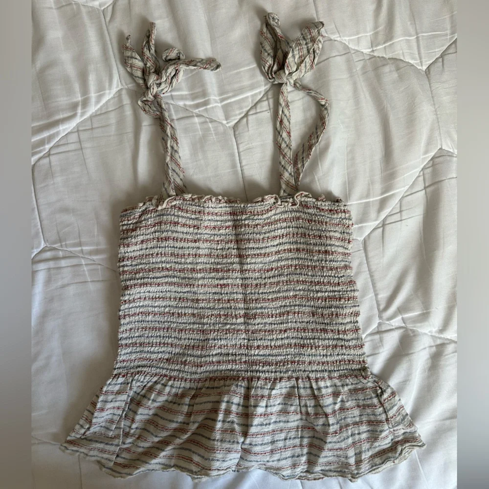 Hem & Thread Rouged Tank - Picture 1 of 3